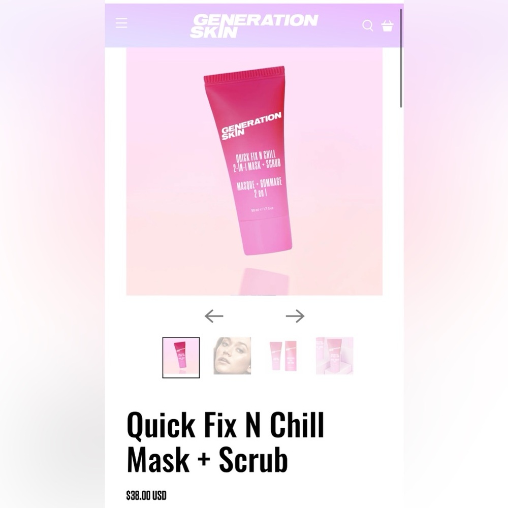 Generation skin mask & scrub